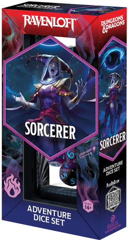 Sirius Dice: Adventure Dice Set - D&D Sorcerer: Purple