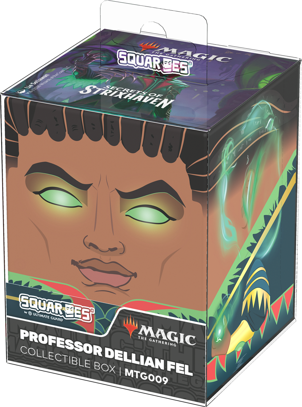Ultimate Guard: Squaroes MTG Secrets of Strixhaven 100+ Deck Box - Professor Dellian Fel