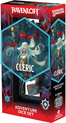 Sirius Dice: Adventure Dice Set - D&D Cleric: Light Blue/Red
