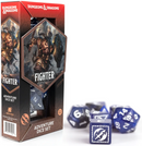 Sirius Dice: Adventure Dice Set - D&D Fighter: Blue