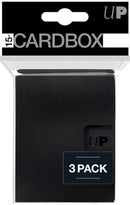Ultra PRO: 15+ Card Box 3-Pack - Black