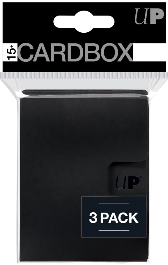 Ultra PRO: 15+ Card Box 3-Pack - Black