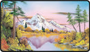 Ultra PRO: Black-Sitiched Playmat - Bob Ross (Mighty Mountain Lake)