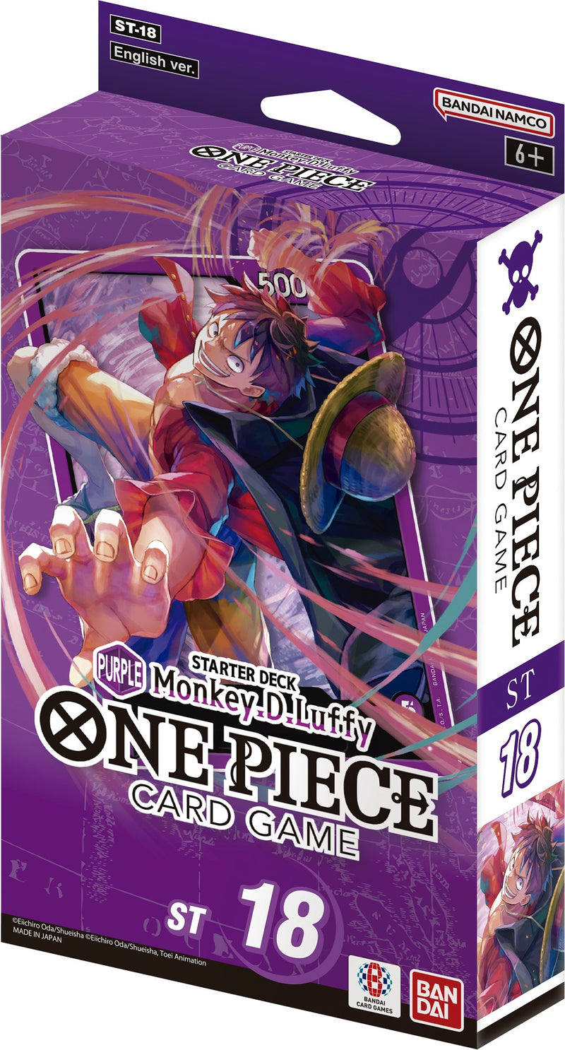 One Piece Starter Deck - ST-18 - (Purple) Monkey.D.Luffy