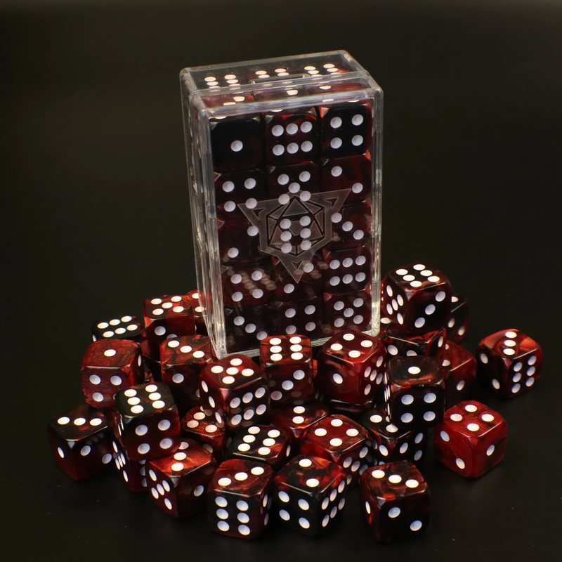 Die Hard Dice: Vanguard d6 Pack - Nocturne and Crimson