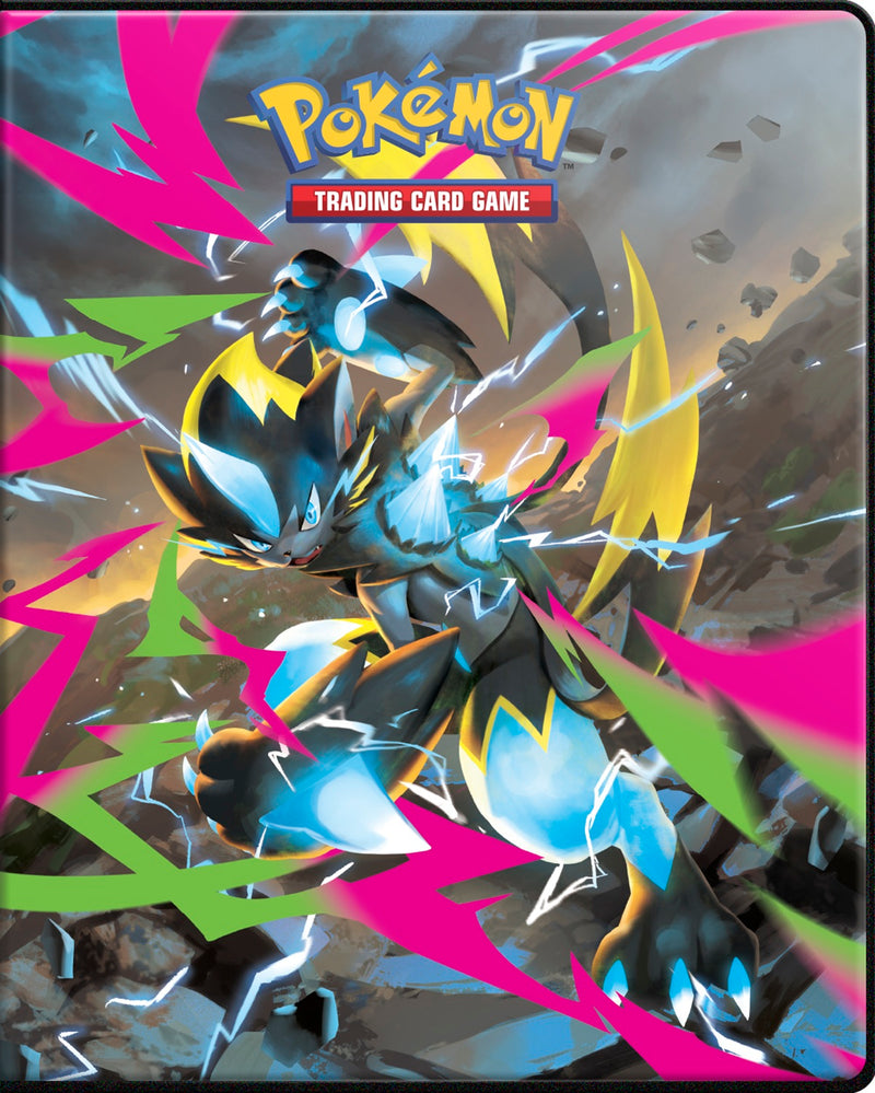 Ultra PRO: 4-Pocket Portfolio - Mega Evolution: Pitch Black (Mega Zeraora and Mega Drilbur)