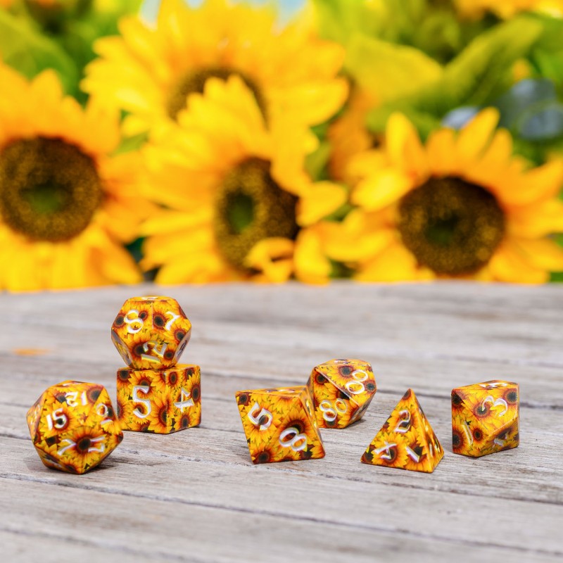 Q Workshop - Full Art Dice - Sunflower