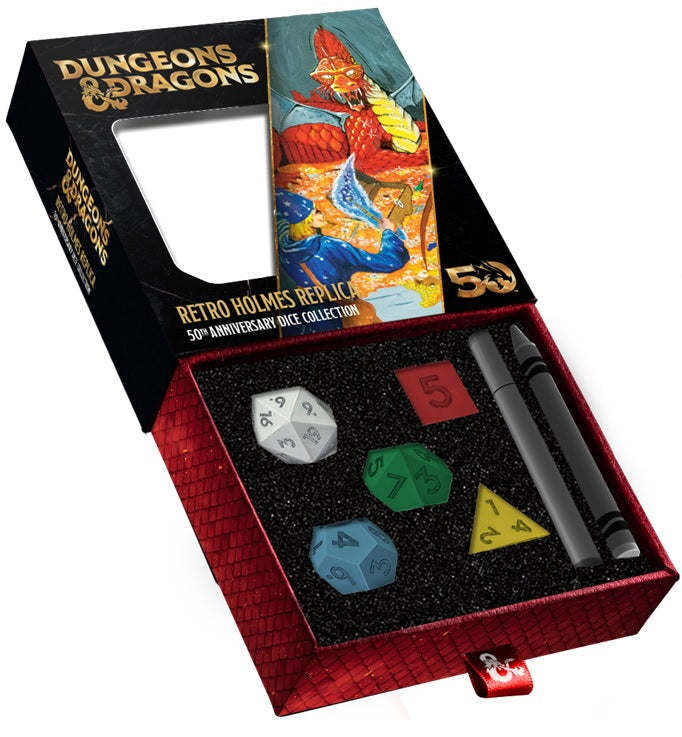 Dungeons & Dragons 50th Anniversary Retro Dice Collection