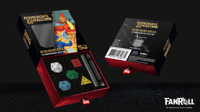 Dungeons & Dragons 50th Anniversary Retro Dice Collection