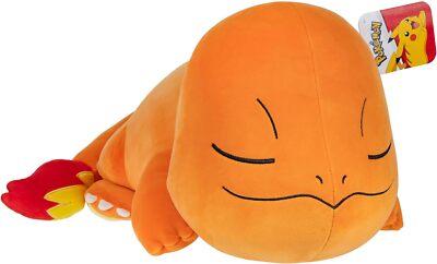 Jazwares 18" Pokémon Sleeping Plush - Charmander