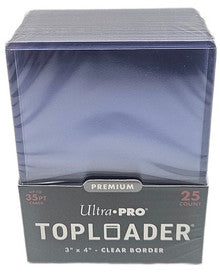 Ultra PRO: Toploader - 3" x 4" (25ct - Clear Standard)