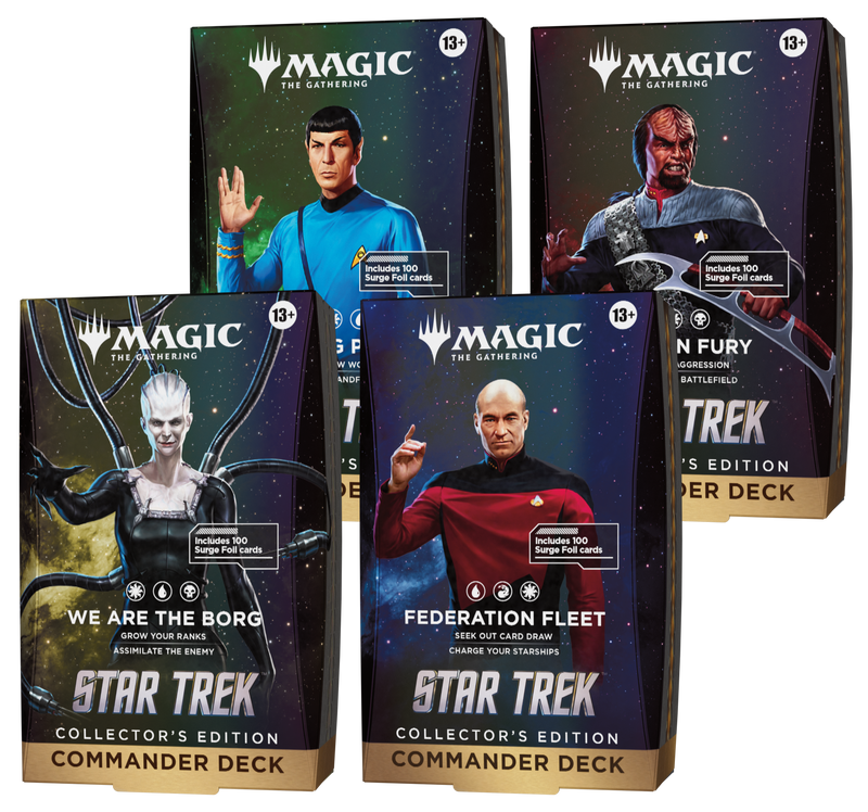 Star Trek Commander Deck Set of 4 (Collector's Edition) [DELAYED]