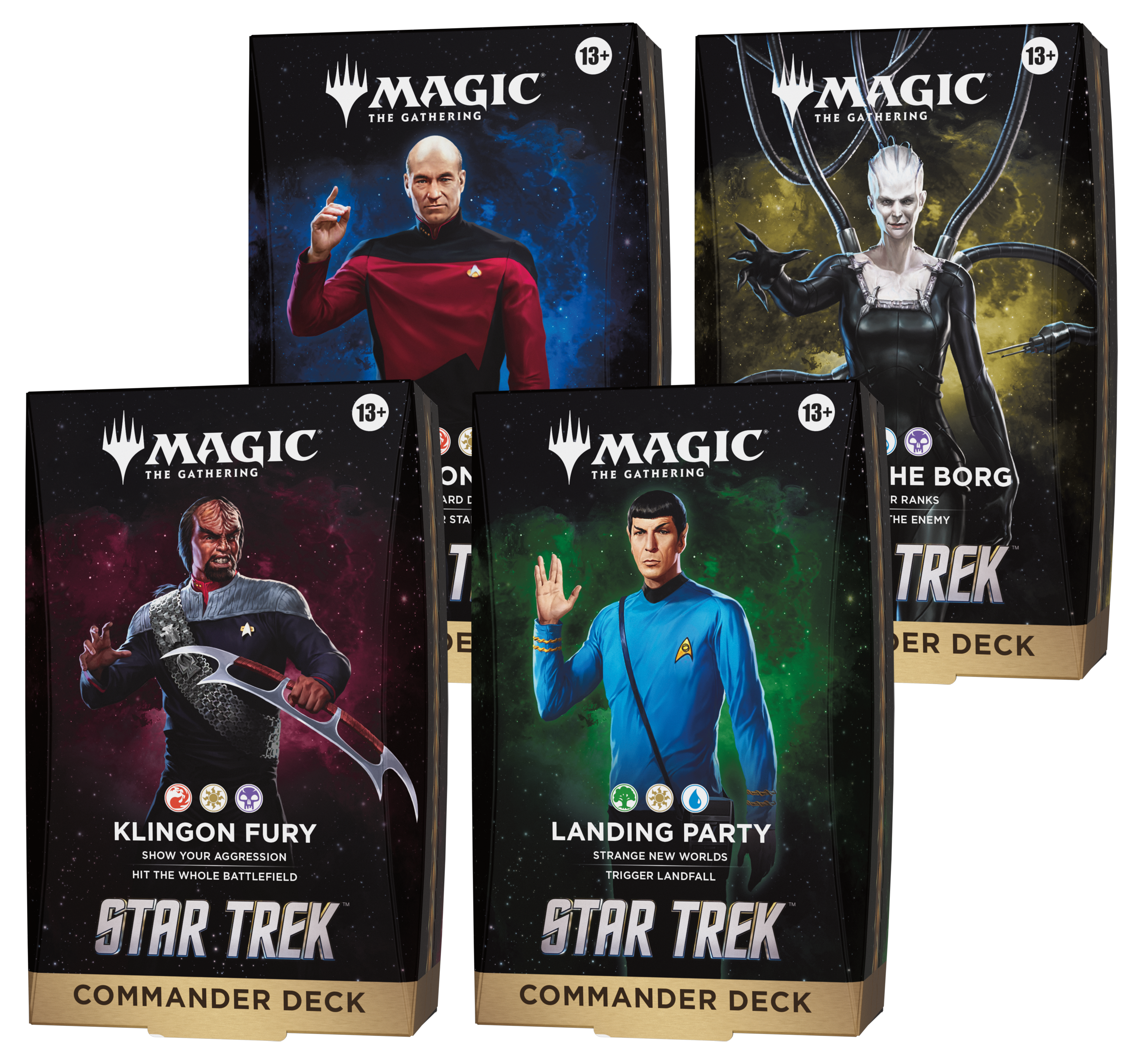 Star Trek Commander Deck Set of 4 [DELAYED]