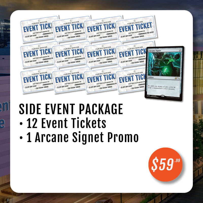 Side Event Event Package • Fusion Open September 12th-13th • RBC Centre