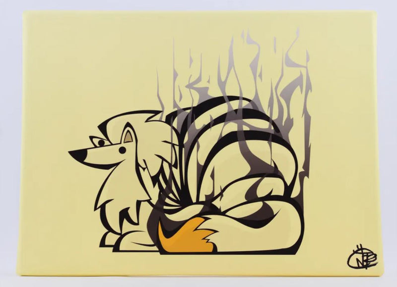 Smoketails - (Archival Canvas Giclée Print) - Rawry & Pohly Art