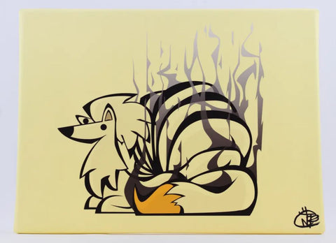 Smoketails - (Archival Canvas Giclée Print) - Rawry & Pohly Art
