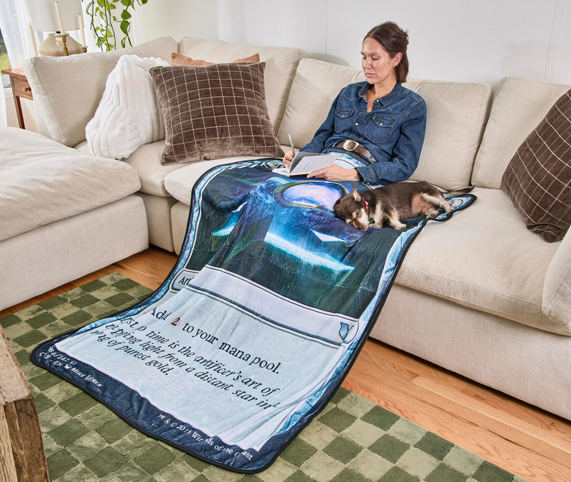 Magic: The Gathering - Fleece Throw Blanket - Sol Ring