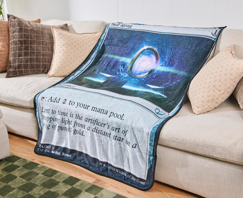 Magic: The Gathering - Fleece Throw Blanket - Sol Ring