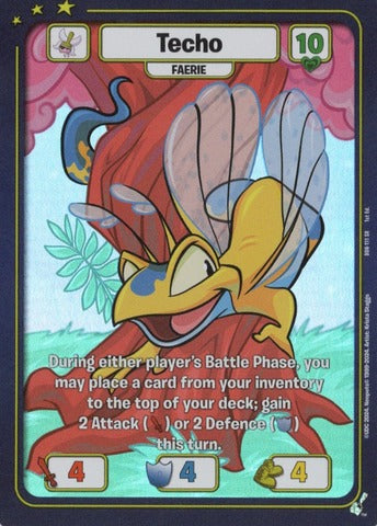 Techo (Faerie) - Defenders of Neopia - 1st Edition