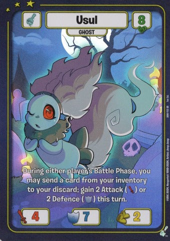 Usul (Ghost) - Defenders of Neopia - 1st Edition