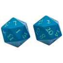 Ultra PRO Heavy Metal Vivid Teal D20 Dice Set