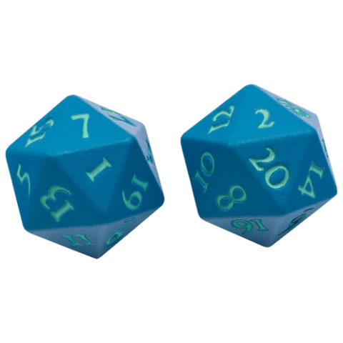 Ultra PRO Heavy Metal Vivid Teal D20 Dice Set
