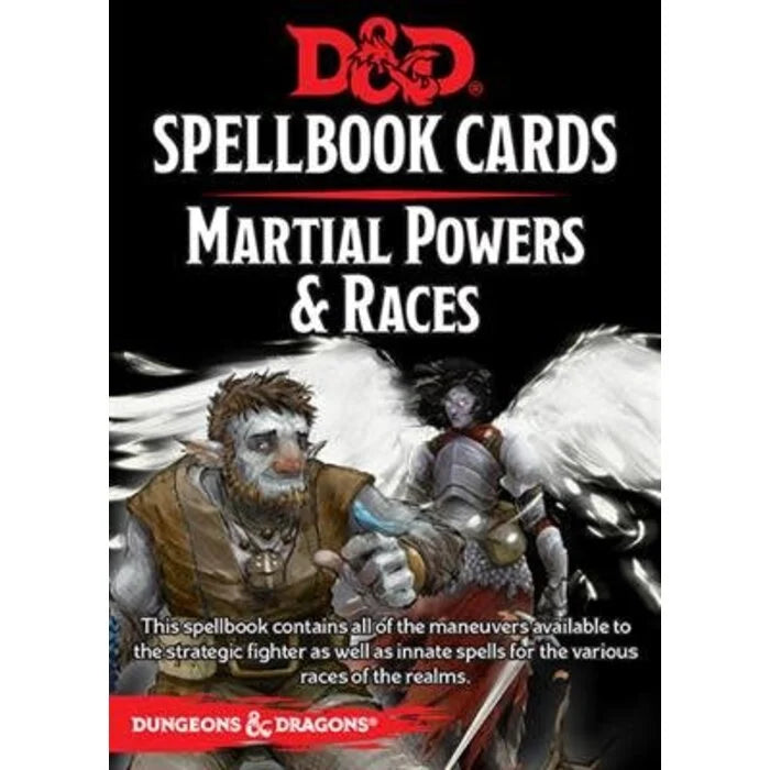 Dungeons And Dragons: Updated Spellbook Cards - Martial Deck