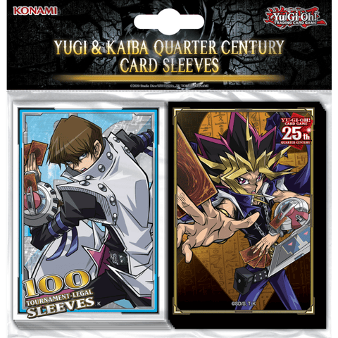 Yugi & Kaiba Quarter Century Yu-Gi-Oh! Card Sleeves